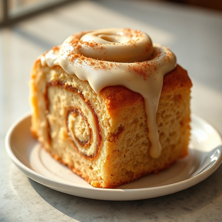 best crispy cinnamon roll cake