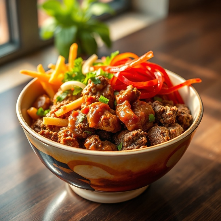 Best Crispy Korean Ground Beef Bowl