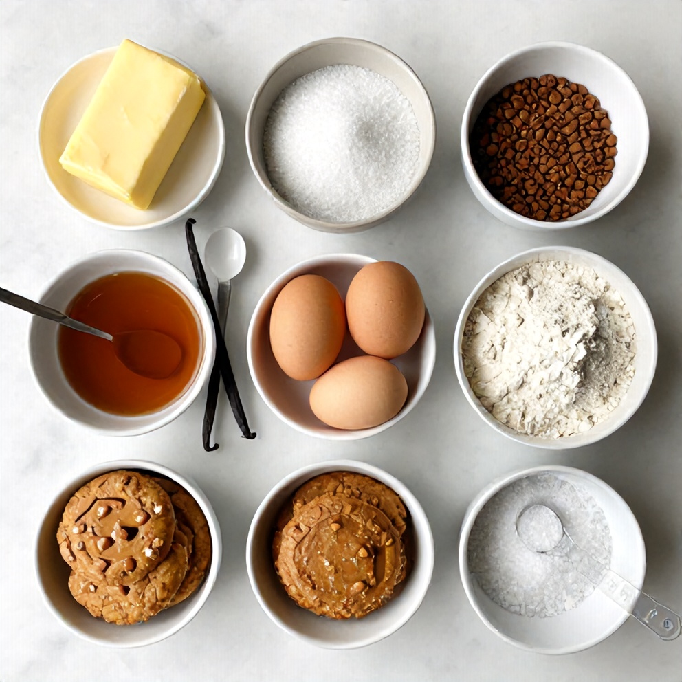 Brown Butter Coffee Toffee Cookies Ingredients
