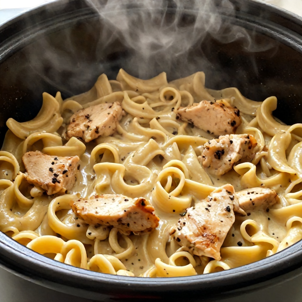 Cajun Chicken Pasta Slow Cooker