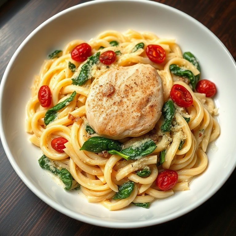 creamy chicken orzo