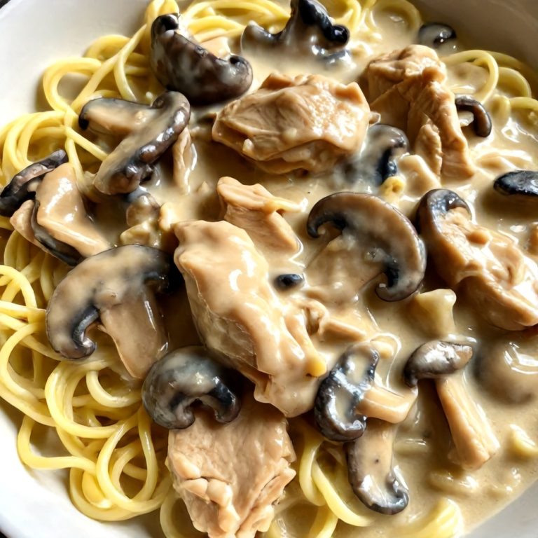 Creamy Chicken Stroganoff