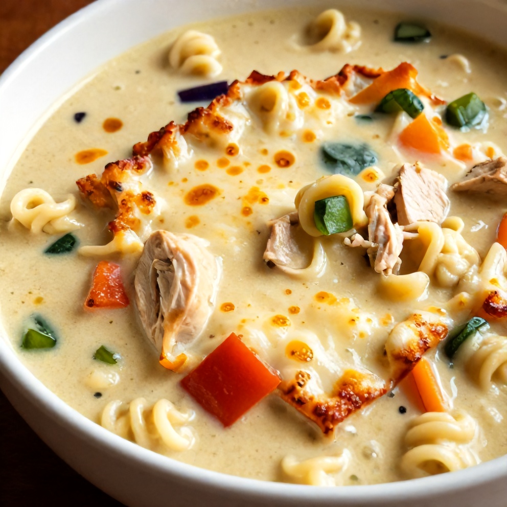 Crock Pot Chicken Parmesan Soup