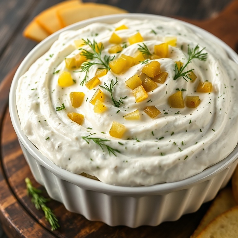 creamy dill pickle ranch dip