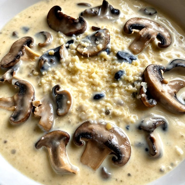 Creamy Gorgonzola Truffle Mushroom Sauce for Pasta
