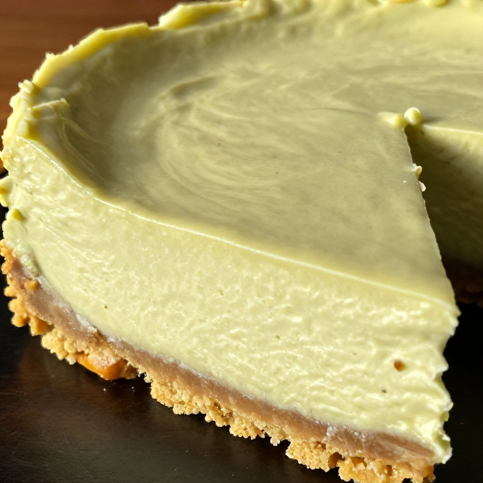 Creamy Pistachio Cheesecake