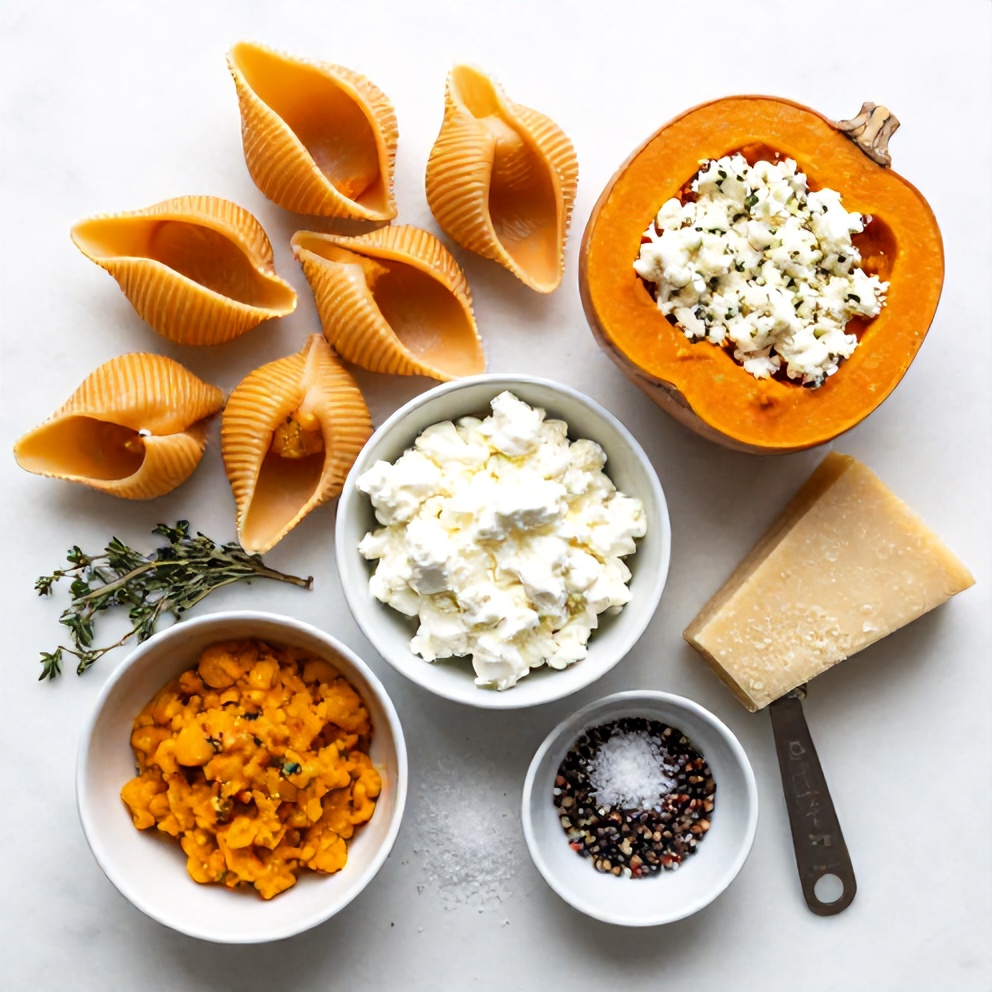Pumpkin Stuffed Shells Ingredients