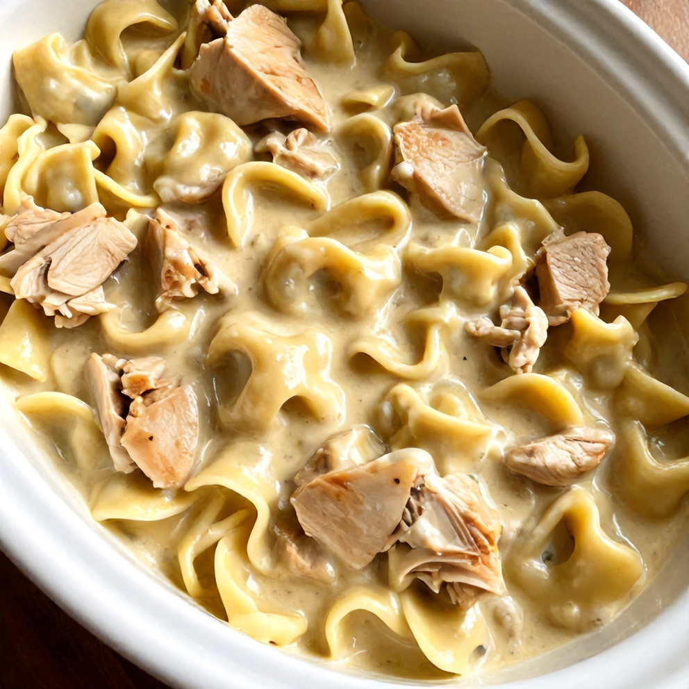 slow cooker creamy chicken tortellini