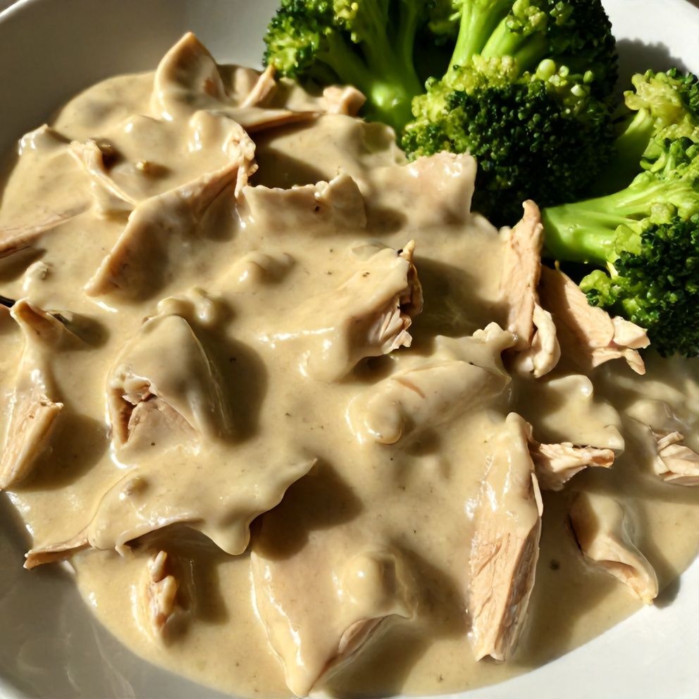 Creamy Turkey Stroganoff