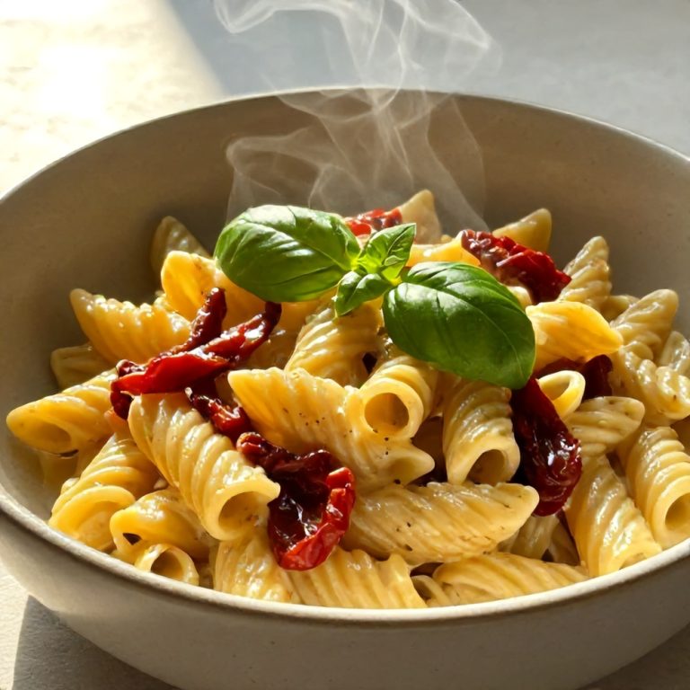 vegan sun dried tomato pasta