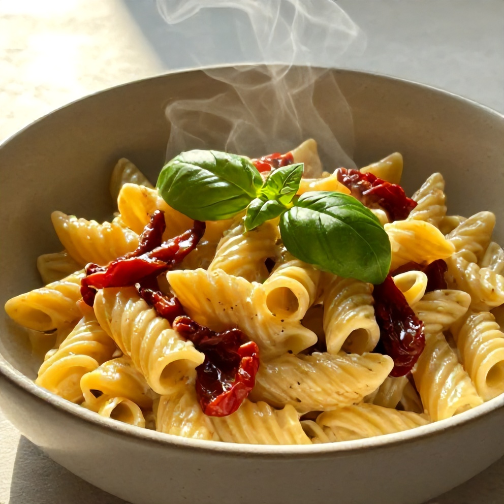 vegan sun dried tomato pasta