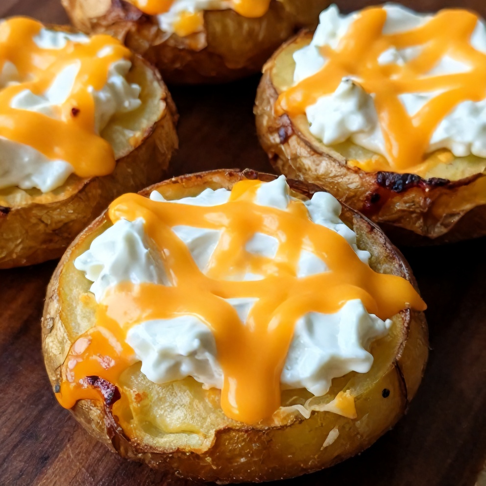 crispy baked potato skins
