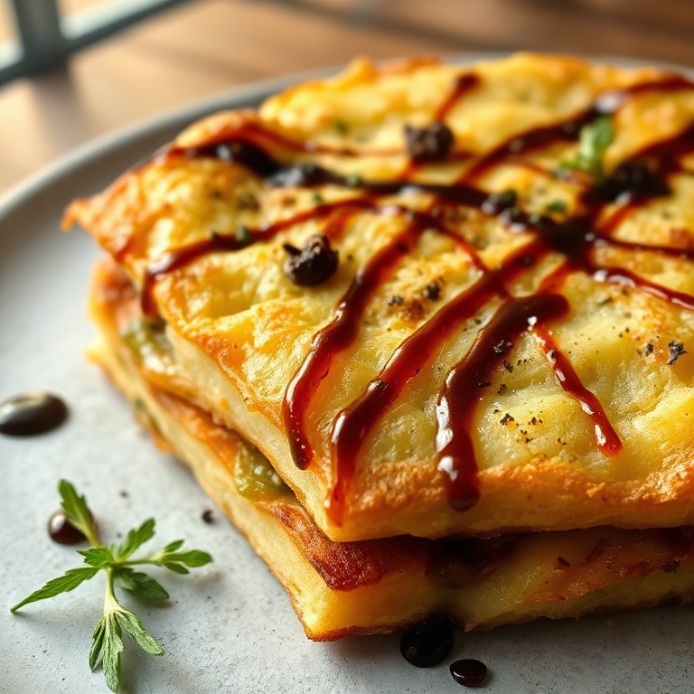 Crispy Balsamic Potato Torte