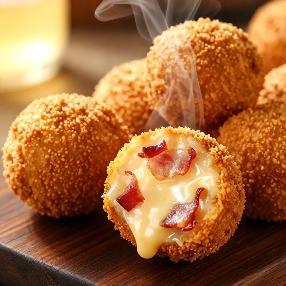 Buffalo Chicken Bacon Mozzarella Bombs