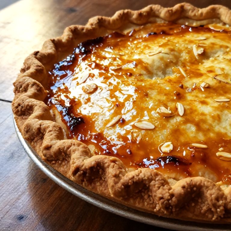burnt honey pie