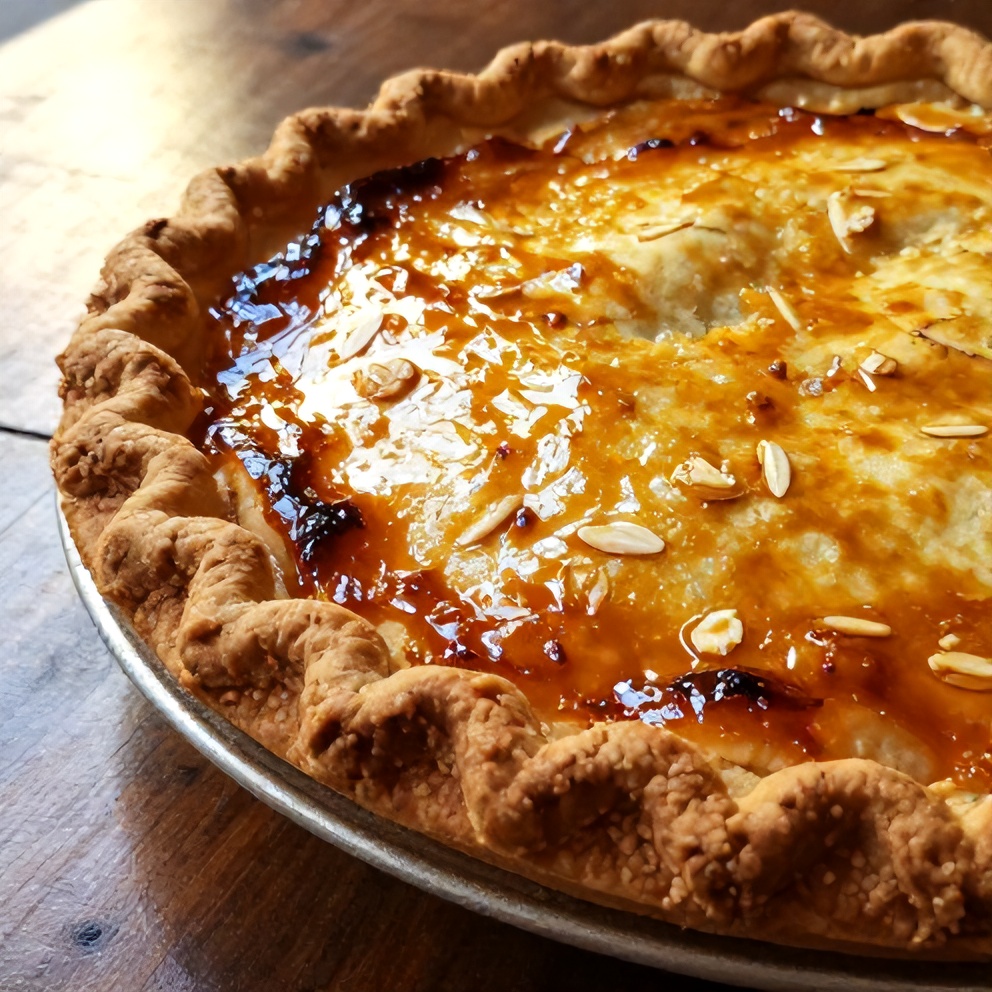 burnt honey pie