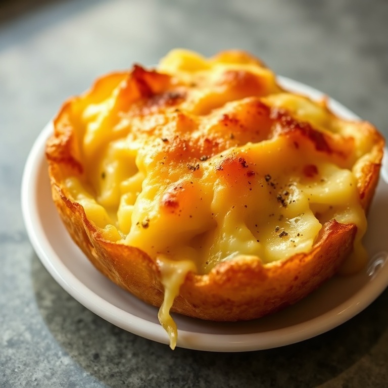 Crispy Cheddar Potatoes Bake