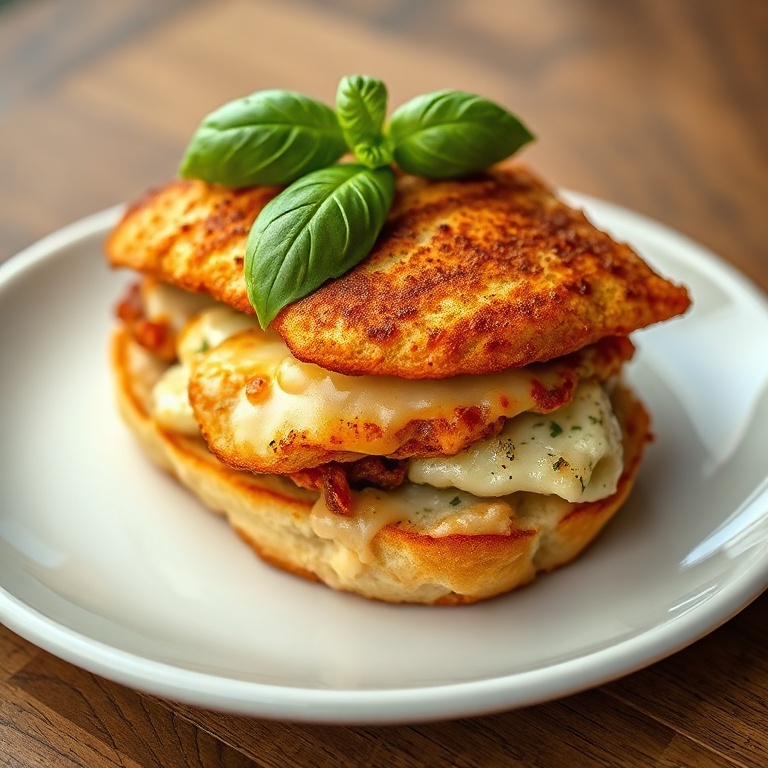 Crispy Chicken Parmesan Sandwich