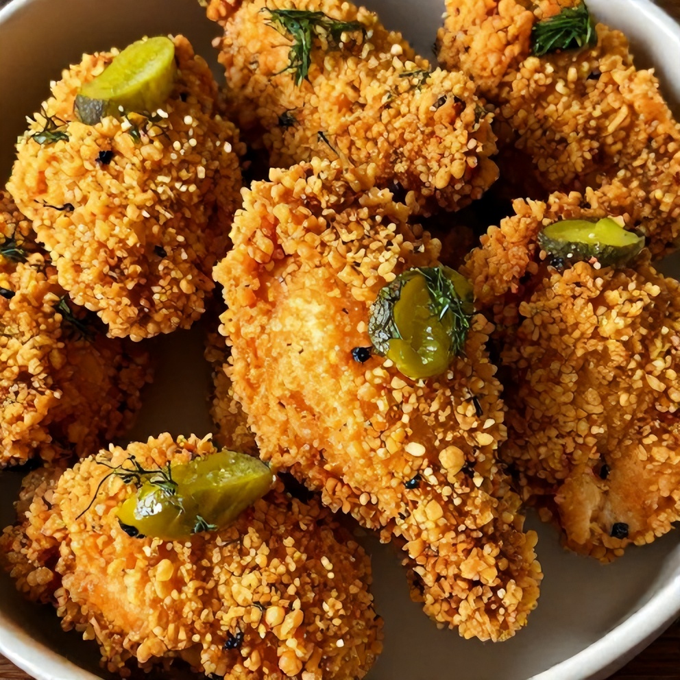 Crispy Dill Pickle Parmesan Chicken