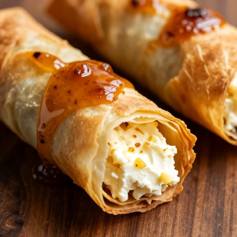 crispy feta phyllo rolls