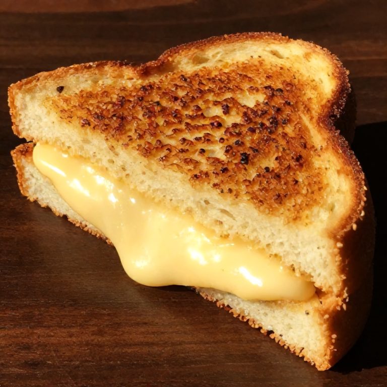 garlic bread grilled cheese