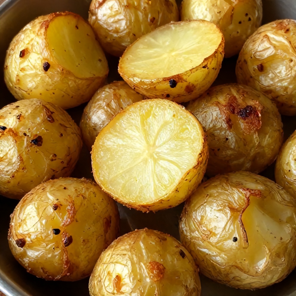 Crispy Greek Lemon Potatoes