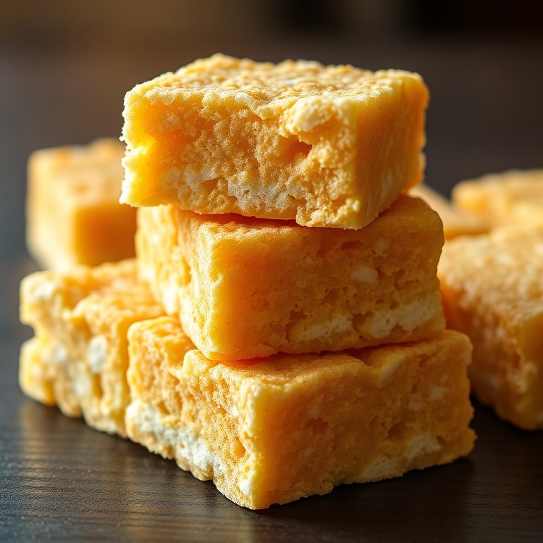 Crispy Honeycomb Marshmallow Bars