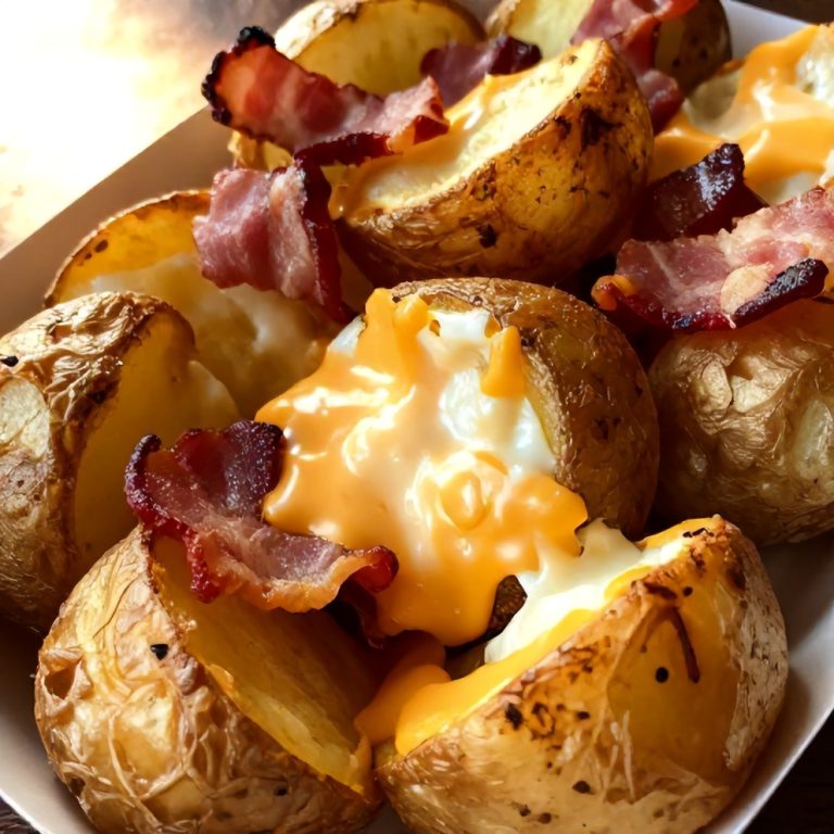 Crispy Loaded Baked Potatoes