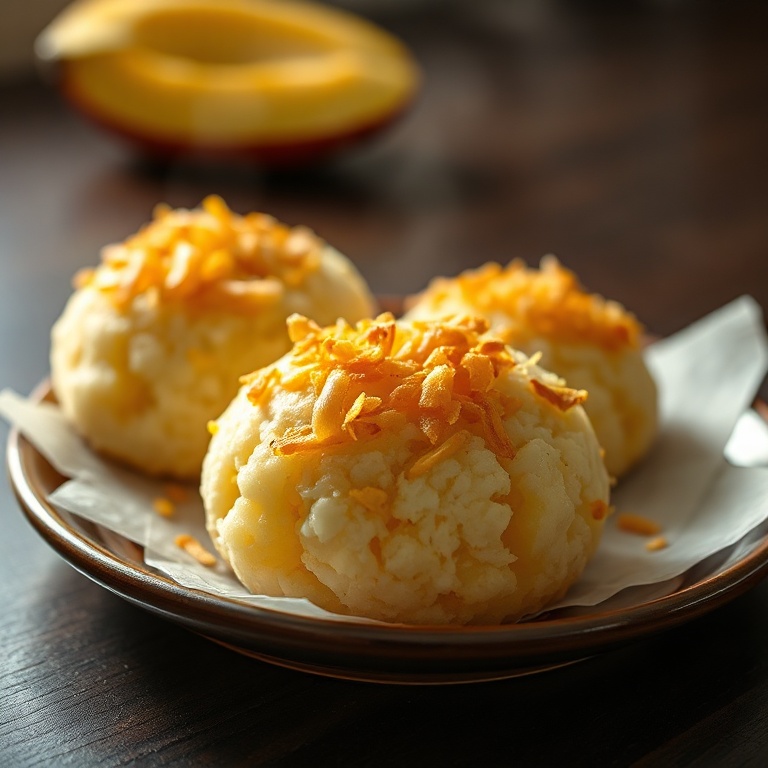 Crispy Mango Sticky Rice Cookies