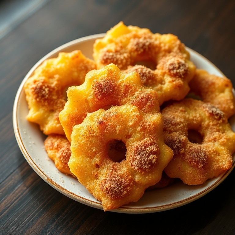 Crispy Pineapple Fritters