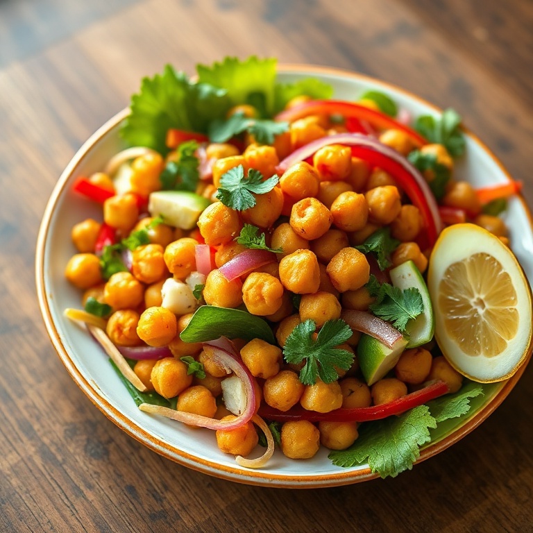 Crispy Thai Chickpea Salad