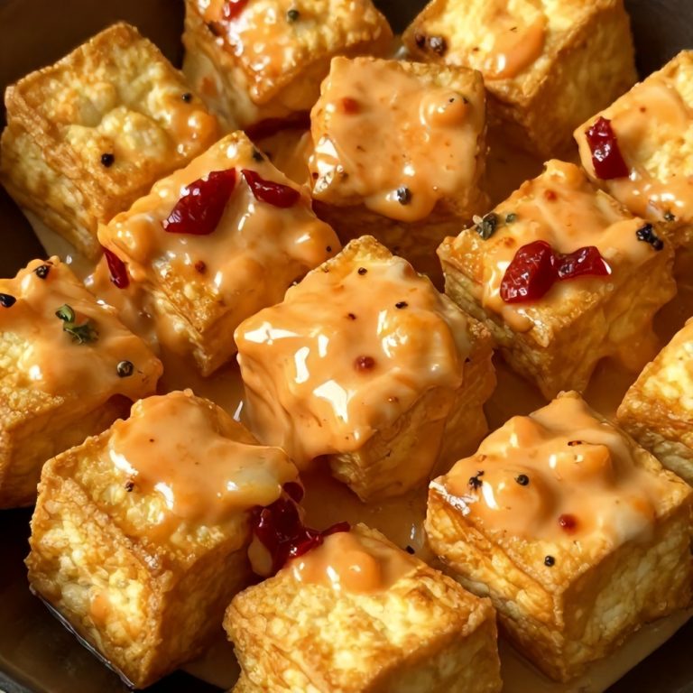 crispy tofu sun-dried tomato sauce