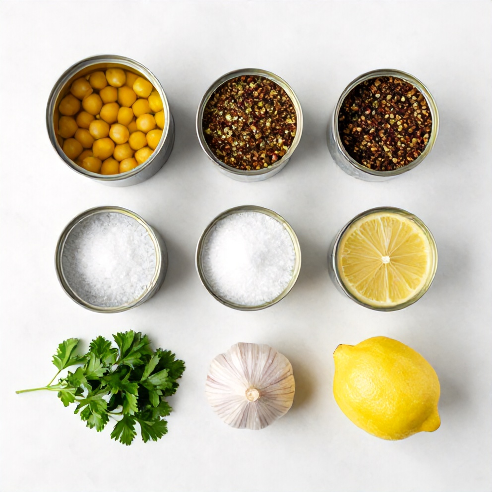 Ingredients for Za’atar Roasted Chickpeas