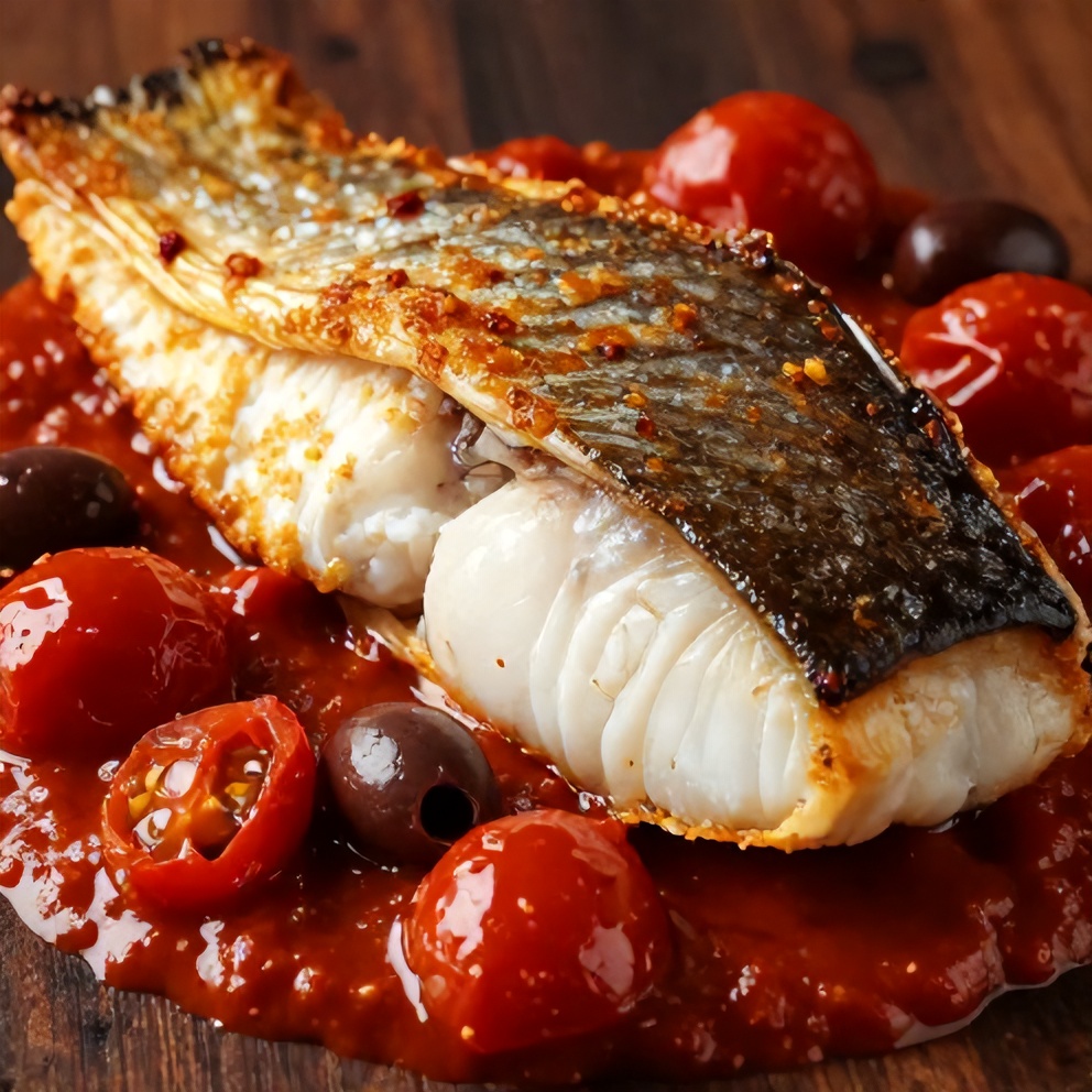 Easy Baked Sea Bass