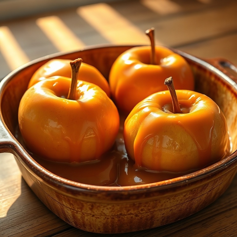 easy caramel baked apples