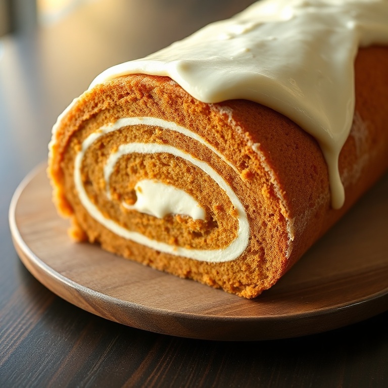 easy carrot cake roll