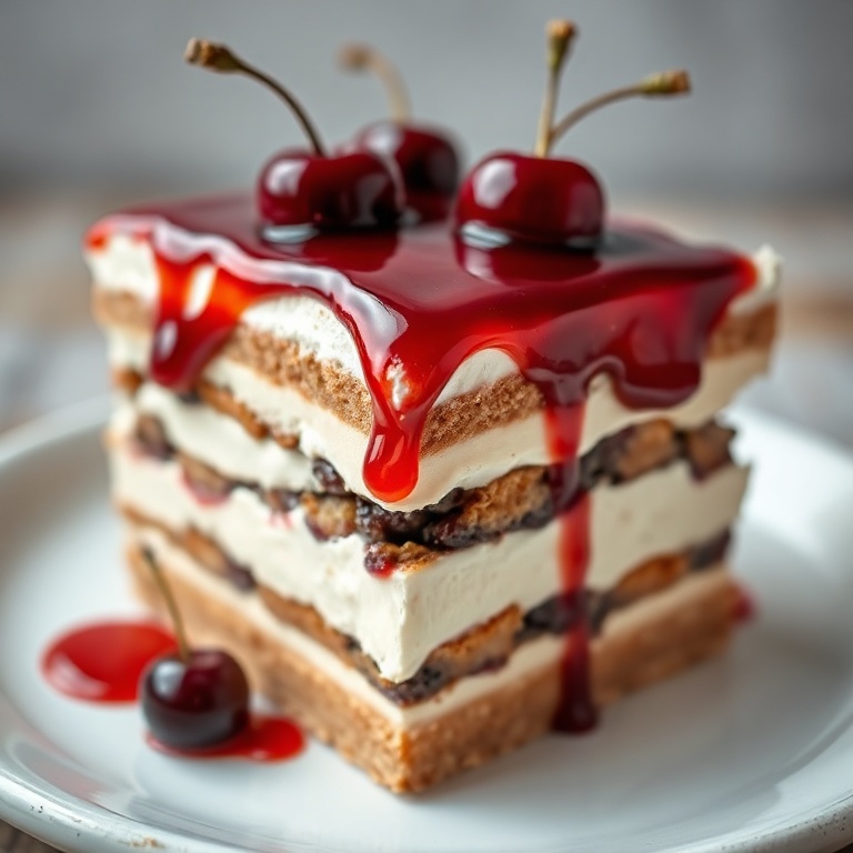 Easy Cherry Tiramisu