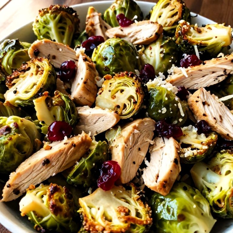 Easy Chicken Brussels Sprout Salad