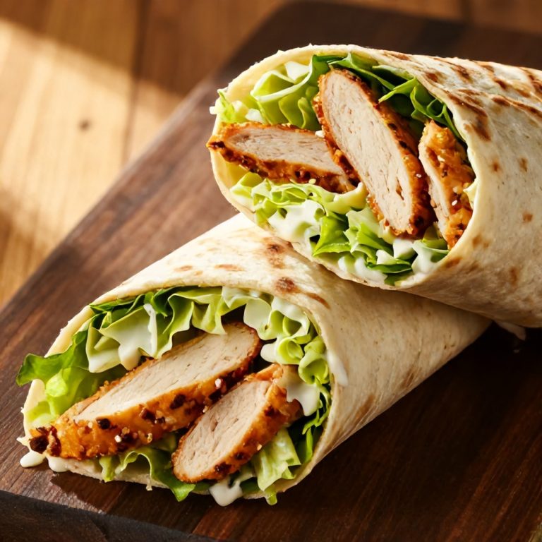 Easy Chicken Caesar Wrap