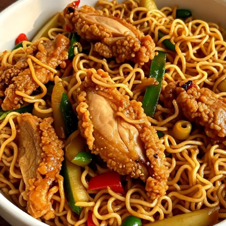 Easy Chicken Ramen Stir Fry
