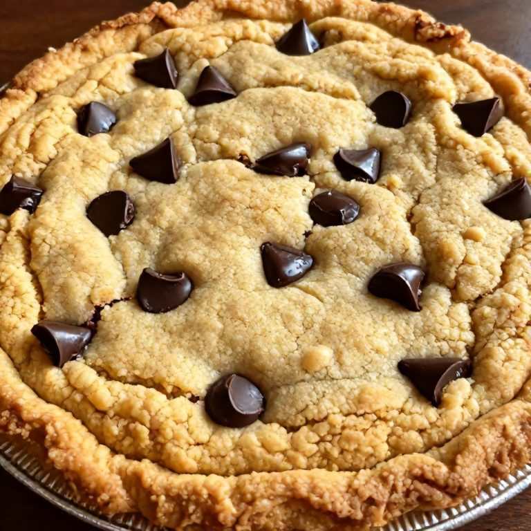 Easy Chocolate Chip Cookie Pie