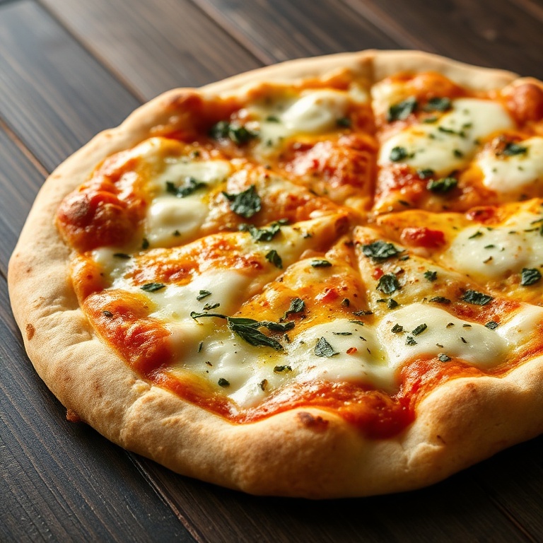easy cottage cheese flatbread pizza