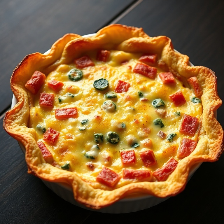 Easy Cottage Cheese Veggie Bake