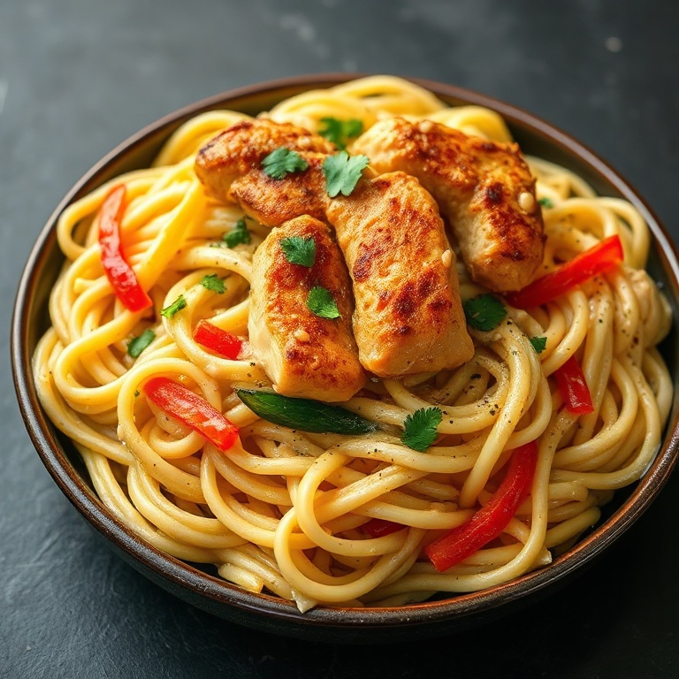 easy creamy jerk chicken pasta