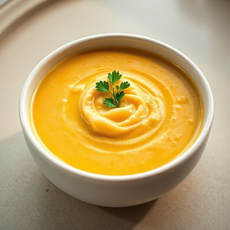 Easy Creamy Roasted Cauliflower Soup