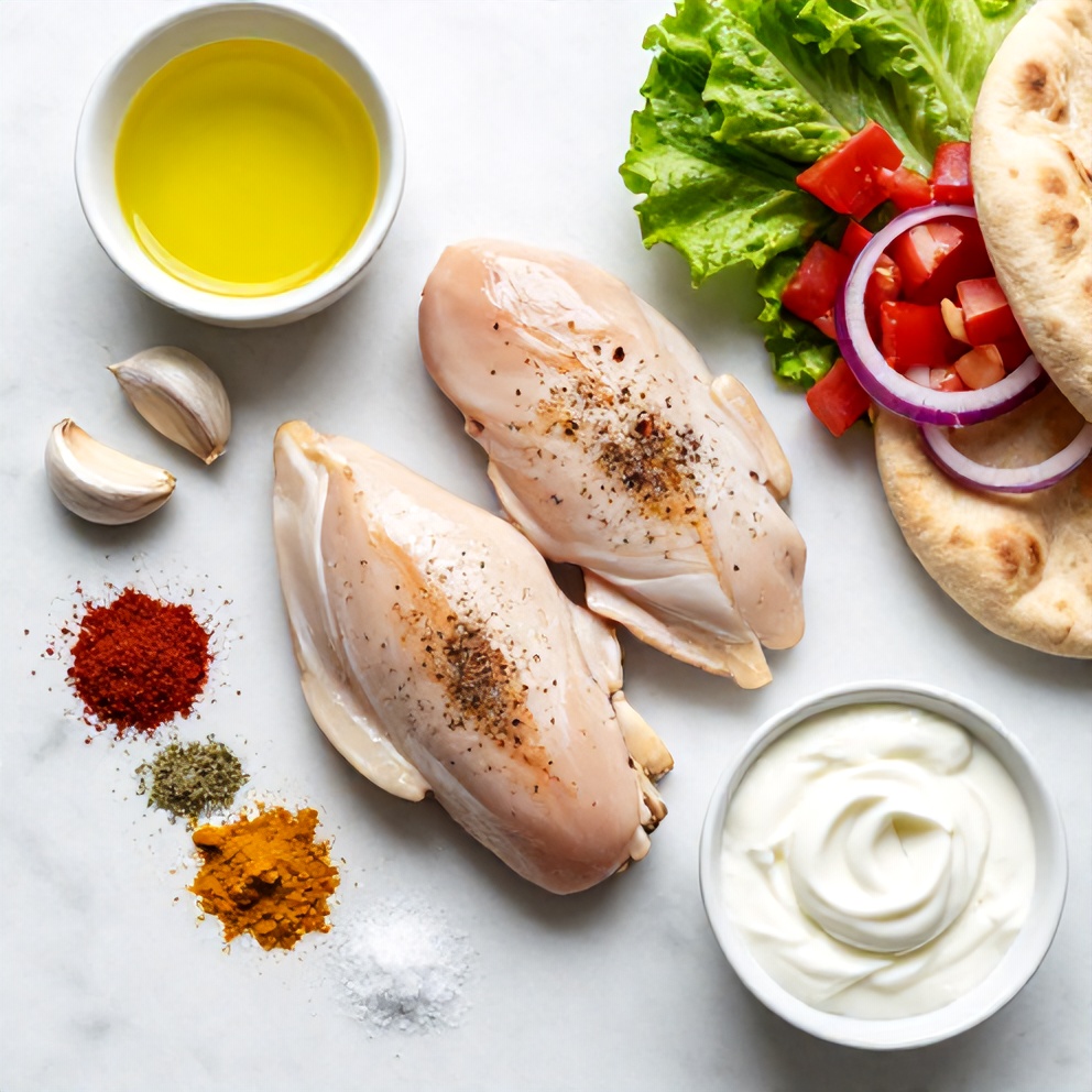 Chicken Shawarma Ingredients