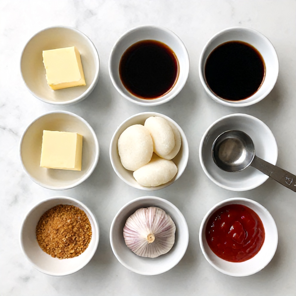 Raw Ingredients for Korean Rice Cakes