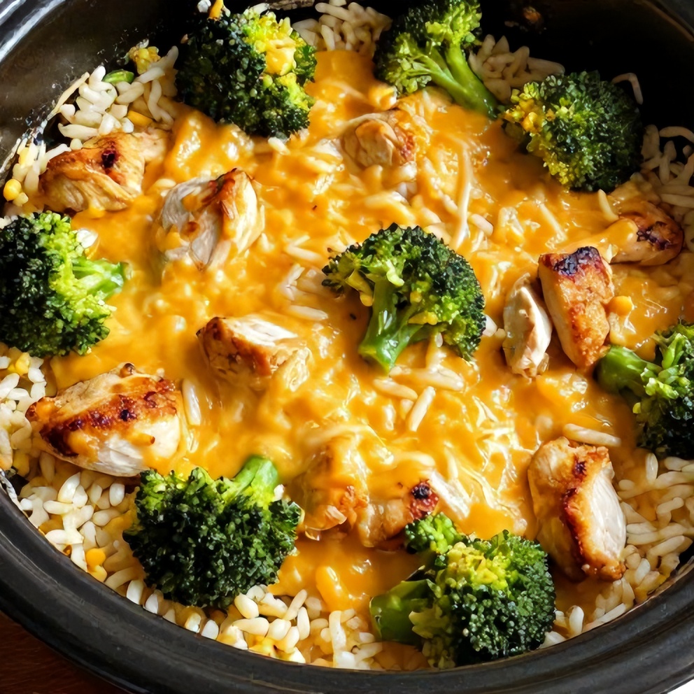 easy crockpot chicken and rice