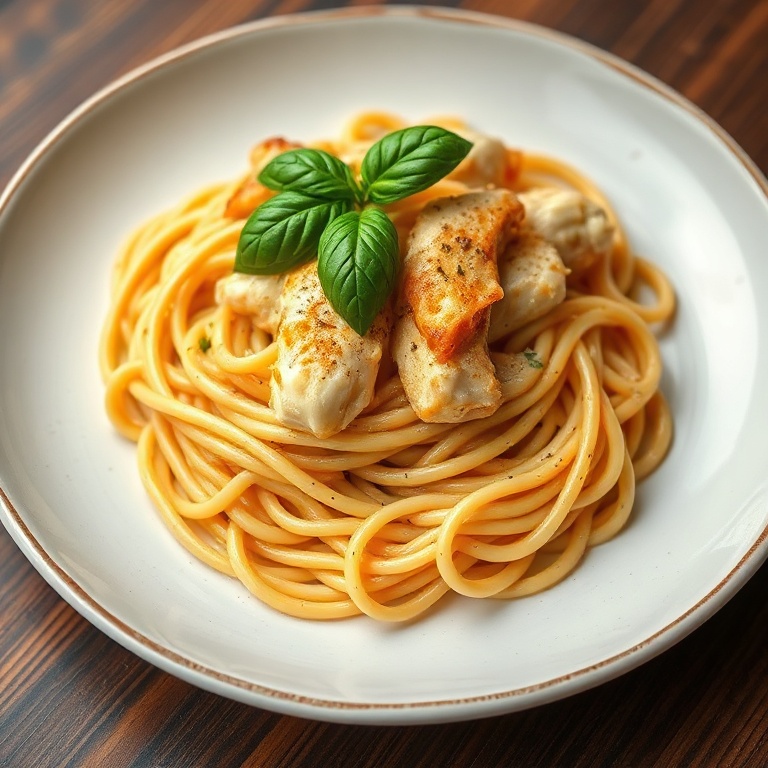 Easy Crockpot Chicken Spaghetti