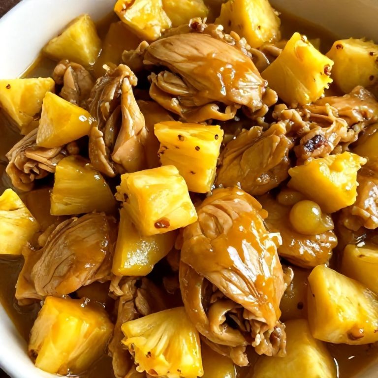 Easy Crockpot Hawaiian Chicken